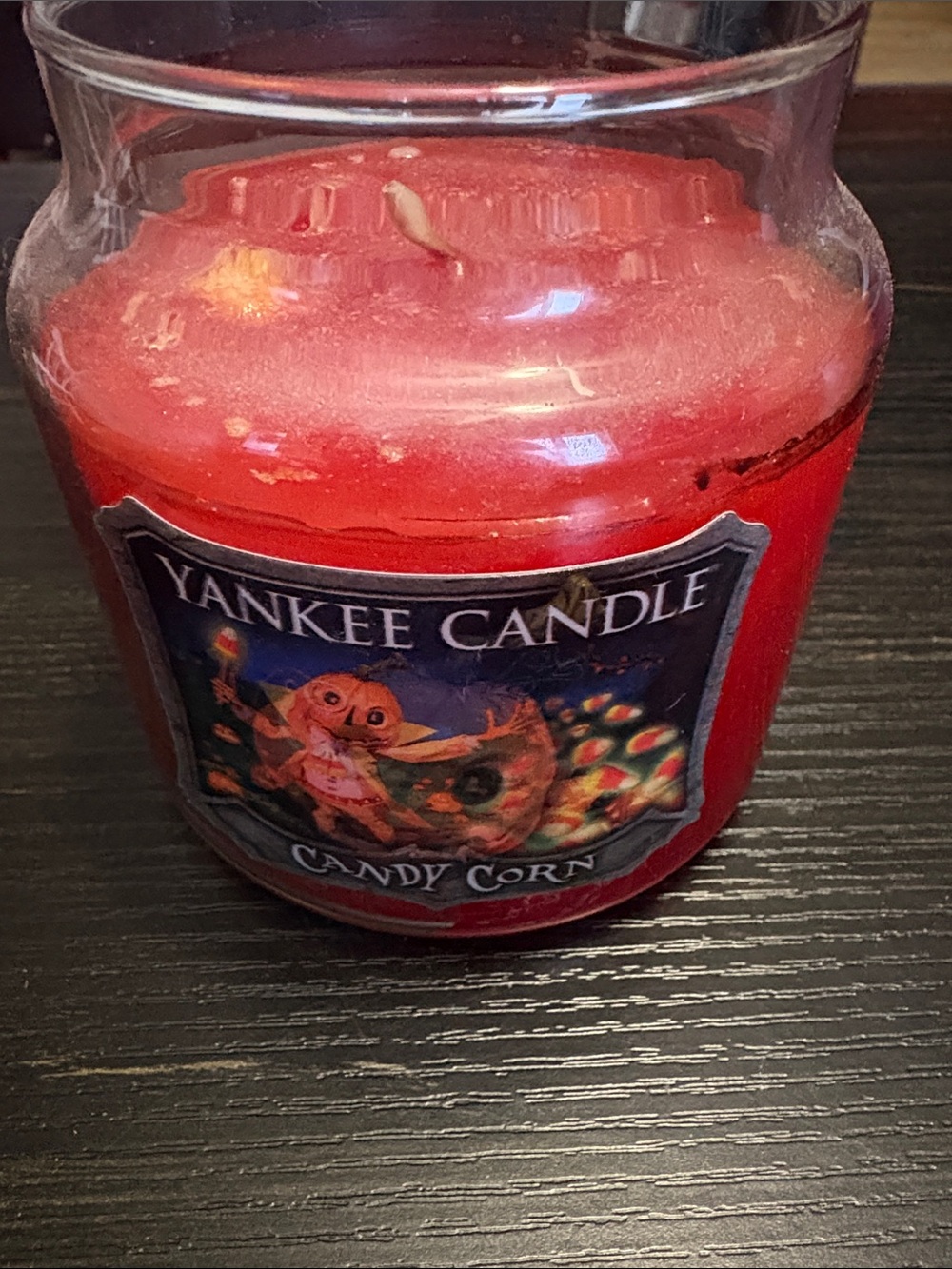 Yankee Candle Red Candy Corn Jar Candle